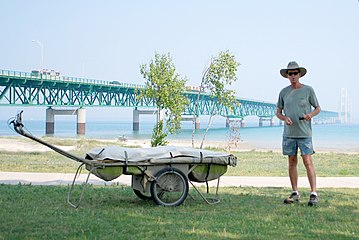A walking cart, used for long-distance travel (2007)