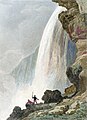 Voute sous la Chute du Niagara - شلالات نياجرا، حوالي عام 1841