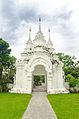 Thai Temple (wat) gate at Wat Suan Dok, Chiang Mai