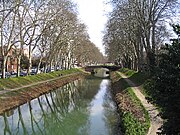 Canal du Midi, Touluse, França.