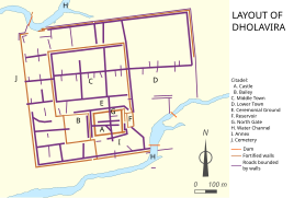 Mapa do sítio arqueológico