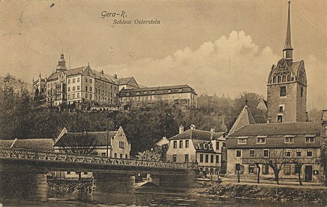 Osterstein Castle at Gera (until 1918 state capital of the Principality of Reuss Younger Line)