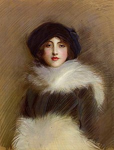 Mademoiselle Vaughan, pastel, 1905