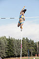 Image 13Anna Giordano Bruno releases the pole after clearing the bar in pole vault (from Track and field)