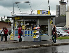 R-kiosk in Aleksandri Street, Tartu, Estonia in 2007