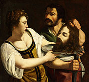 Salomé com a cabeça de São João Batista, entre 1610-1615. Óleo sobre tela, 84 × 92 cm. Museu de Belas-Artes de Budapeste