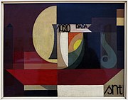 Dada Composition (Tête au plat), painting, 1920