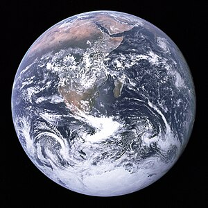 Apollo 17'den Dünya fotoğrafı (Üreten:NASA)
