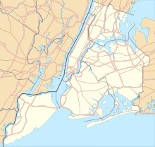 EWR trên bản đồ New York City