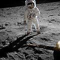Image 45Astronaut Buzz Aldrin had a personal Communion service when he first arrived on the surface of the Moon. (from Space exploration)