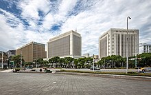 CBC headquarters; before moving there in the 1970s, the CBC's operations were scattered across various locations in Taipei
