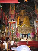 Maitreya Buddha in Samten Choeling monastery