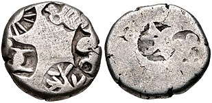 Mauryan Empire, Emperor சாலிசுகா or later. Circa 207-194 BCE.