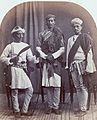 Image 7Left to right: Gurkha, Brahmin and Shudra (Chuhra-Chamar) in Shimla (1868) (from Punjab)