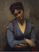 Portrait of Mariette Gambay (“La Songerie de Mariette”). 1869–1870, Pushkin Museum