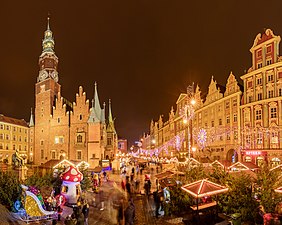 The annual Christmas market at the Market Square