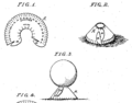 U.S. Patent #570,821, "Combined Golf Tee and Score Card," 1896