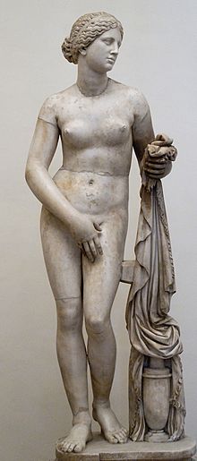 a marble copy of the Cnidian Aphrodite statue