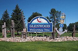Glenwood welcome sign