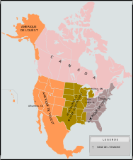 Éparchies en Amérique du Nord.