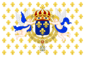Após o fim das Guerras religiosas na França (1598), a bandeira branca da Casa de Bourbon passou a ser usada. Foi usada como bandeira nacional de 1638 até 1790.