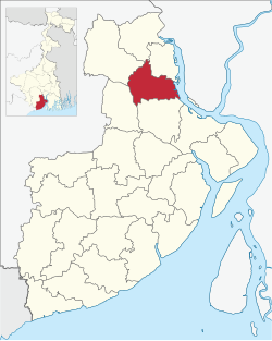 Location of Tamluk