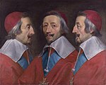 Retrato triple del Cardenal Richelieu