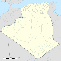 舍爾沙勒在阿爾及利亞的位置