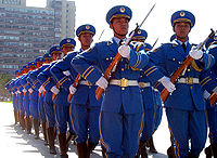 Militares da força aérea chinesa.