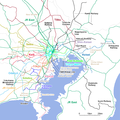 Image 39Map of operators in Greater Tokyo Area (from Transport in Greater Tokyo)