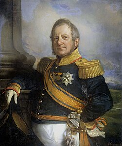 Hendrik Merkus, Baron de Kock, Lieutenant-Governor of the Dutch East Indies, best known for his actions in the Java War, which included arresting Prince Diponegoro, the leader of the rebellion, when Diponegoro had been invited to negotiate under a flag of truce.