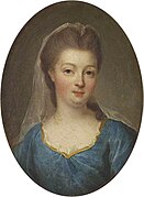 La princesa Luisa Francisca de Borbón según Pierre Gobert.