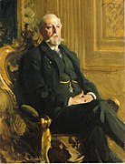 II. Oszkár svéd király portréja, 1898.
