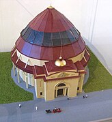 Maqueta del edificio del antiguo ciclorama de Borodino.
