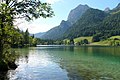 Lacul Hintersee de lângă Berchtesgaden (Bavaria de sud)