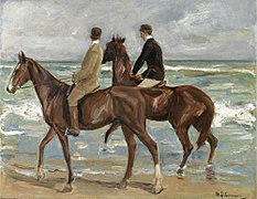 Jinetes junto al mar, Max Liebermann, 1901
