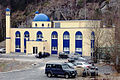 Tauheed Islamic Centres nye moské i Prinsdal i Oslo i mars 2014. Uteområdet er ikke ferdig opparbeidet på bildet.