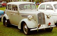 Opel Super 6 De Luxe 4-Door Limousine 1938