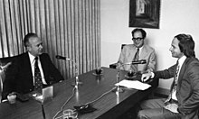 Spiegel-Interview mit Jitzchak Rabin, israelischer Premier, 1974.