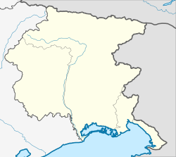 Pocenia is located in Friuli-Venezia Giulia