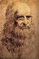 Probable self-portrait by Leonardo da Vinci, c. 1512-1515