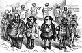 Image 14Thomas Nast depicts the Tweed Ring: "Who stole the people's money?" / "'Twas him." (from Political cartoon)