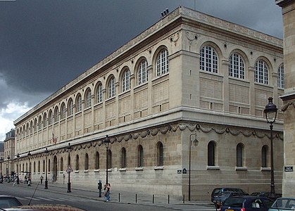 The Sainte-Geneviève Library by Henri Labrouste (1844–50)