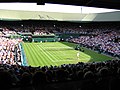 Wimbledon, local onde decorreram os torneios de ténis.