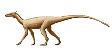 Illustration of a quadrupedal, part furry and scaly animal
