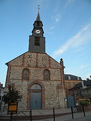 The church in La Rivière-Saint-Sauveur
