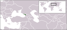 Location of Abkhazia