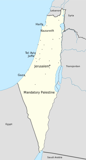 Localização de Palestina