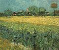 View of Arles with Irises, (1888)