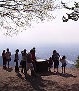 Blick vom Königstuhl nach Heidelberg